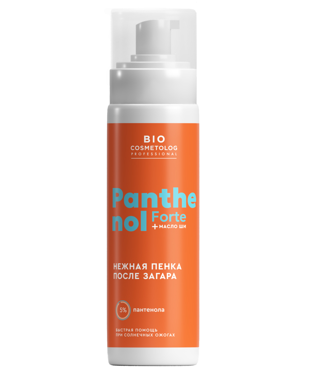 Нежная пенка после загара Panthenol Forte